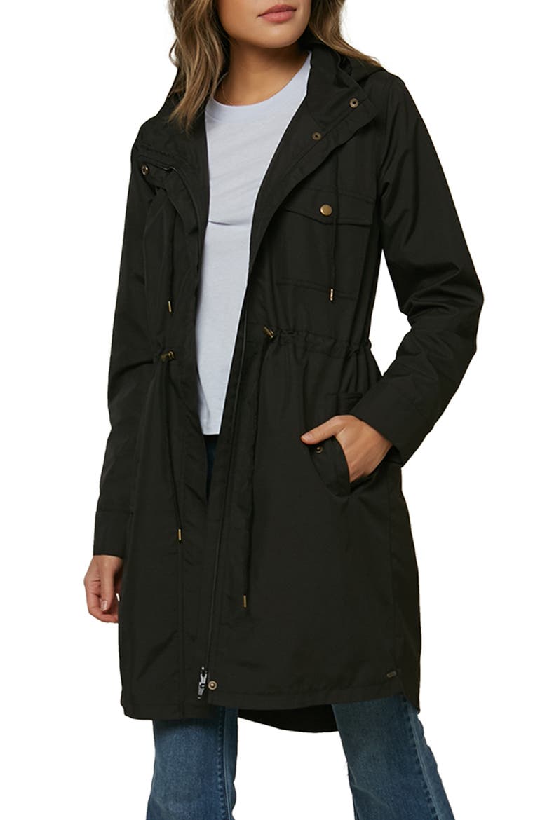 Galen Hooded Jacket, Main, color, BLACK