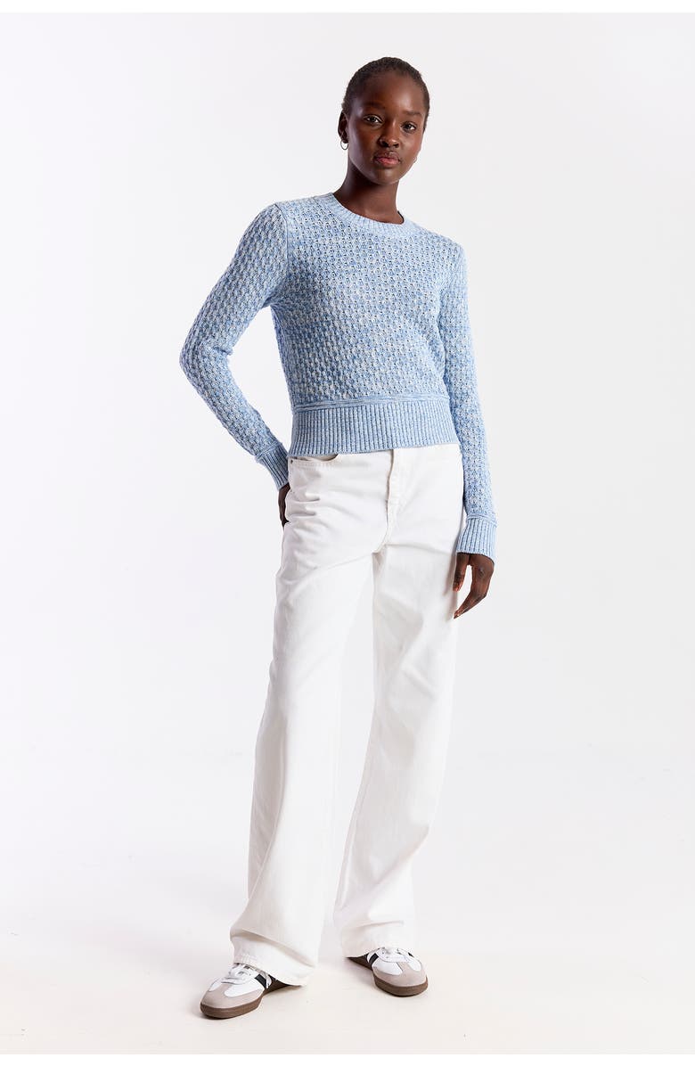 WISPR Cable Twist Yarn Sweater, Main, color, Skyline