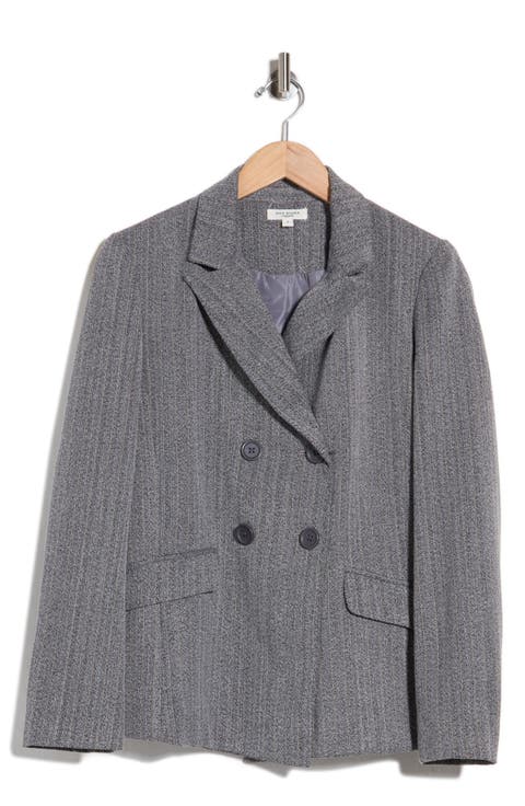 Pinstripe Oversized Boyfriend Blazer