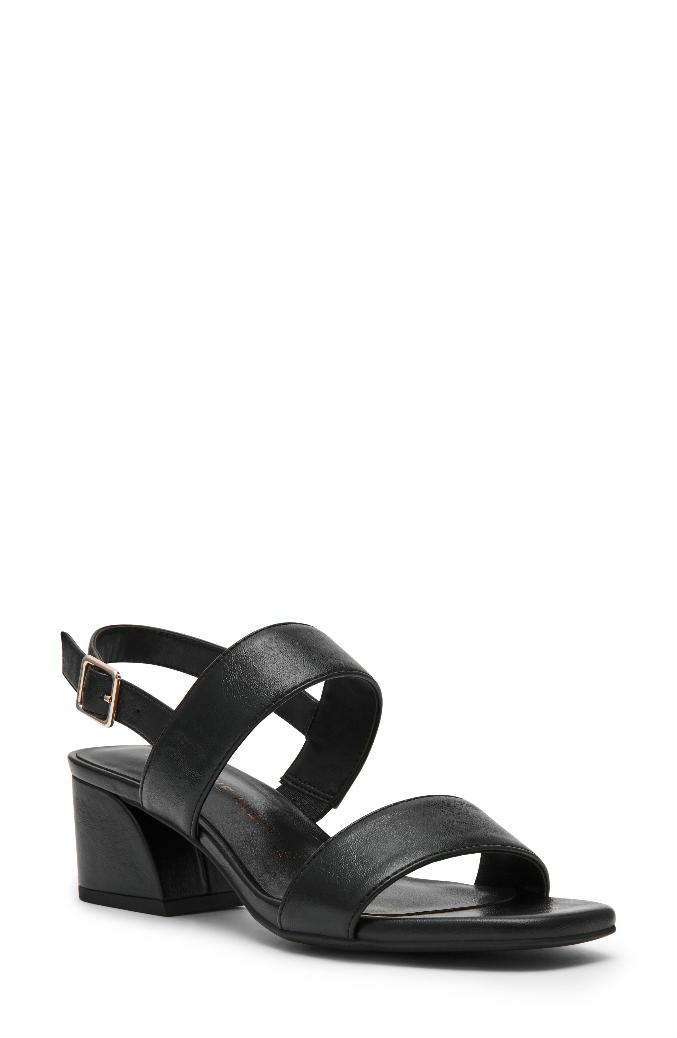 Anne Klein Macaron Block Heel Sandal