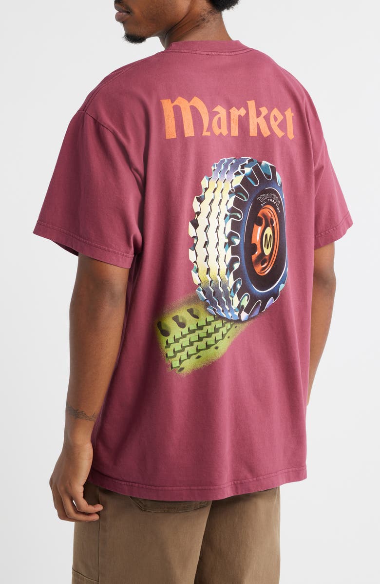 MARKET True Tread Graphic T-Shirt, Alternate, color, Wine