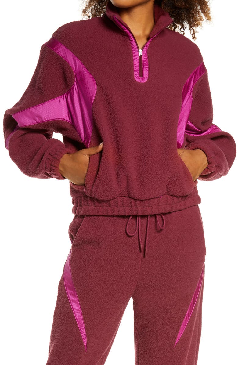 Nike Sportswear Women's Quarter Zip Fleece Pullover, Main, color, 