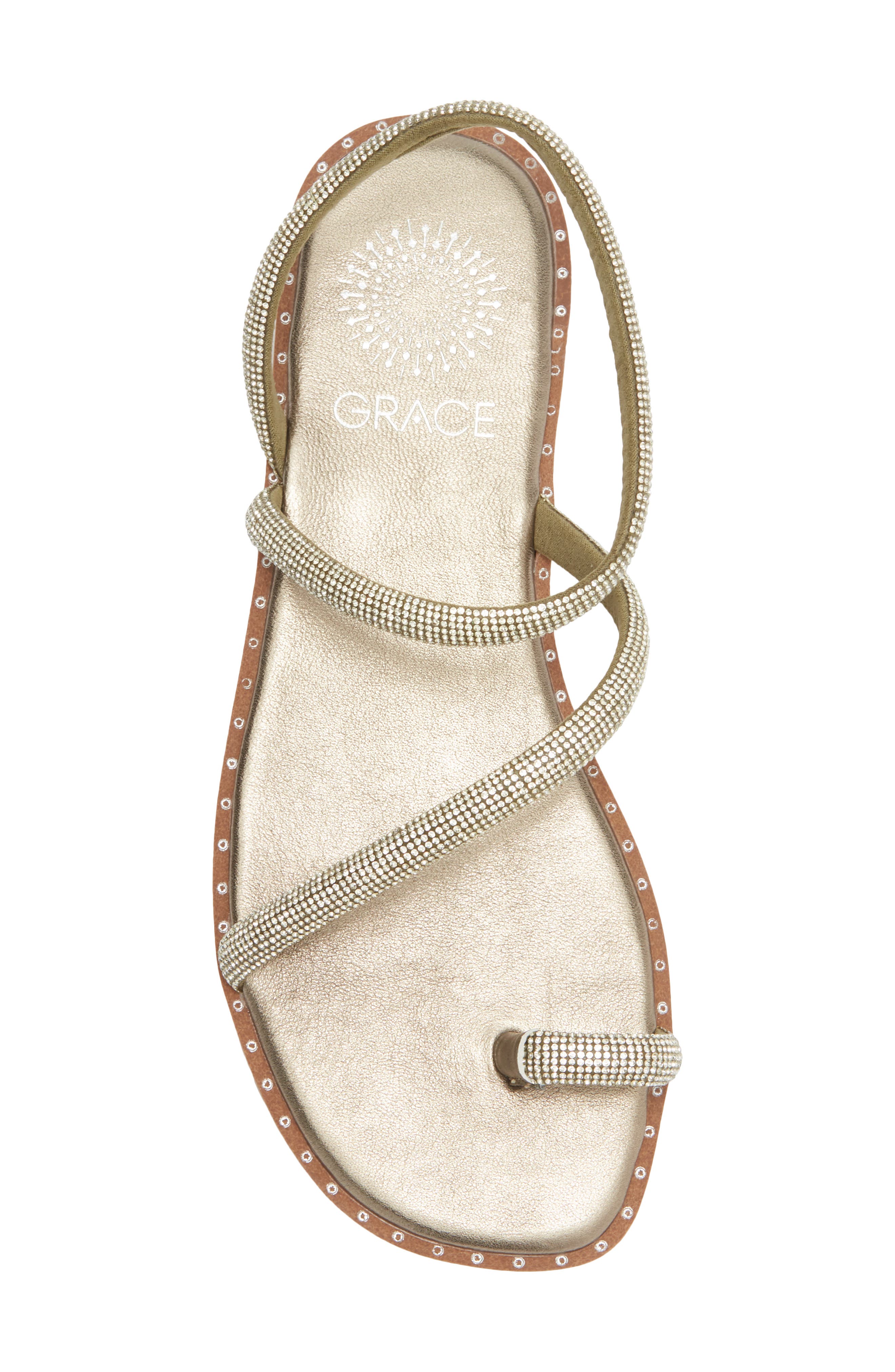 Grace Footwear Majorca Slide Sandal, Alternate, color, Khaki