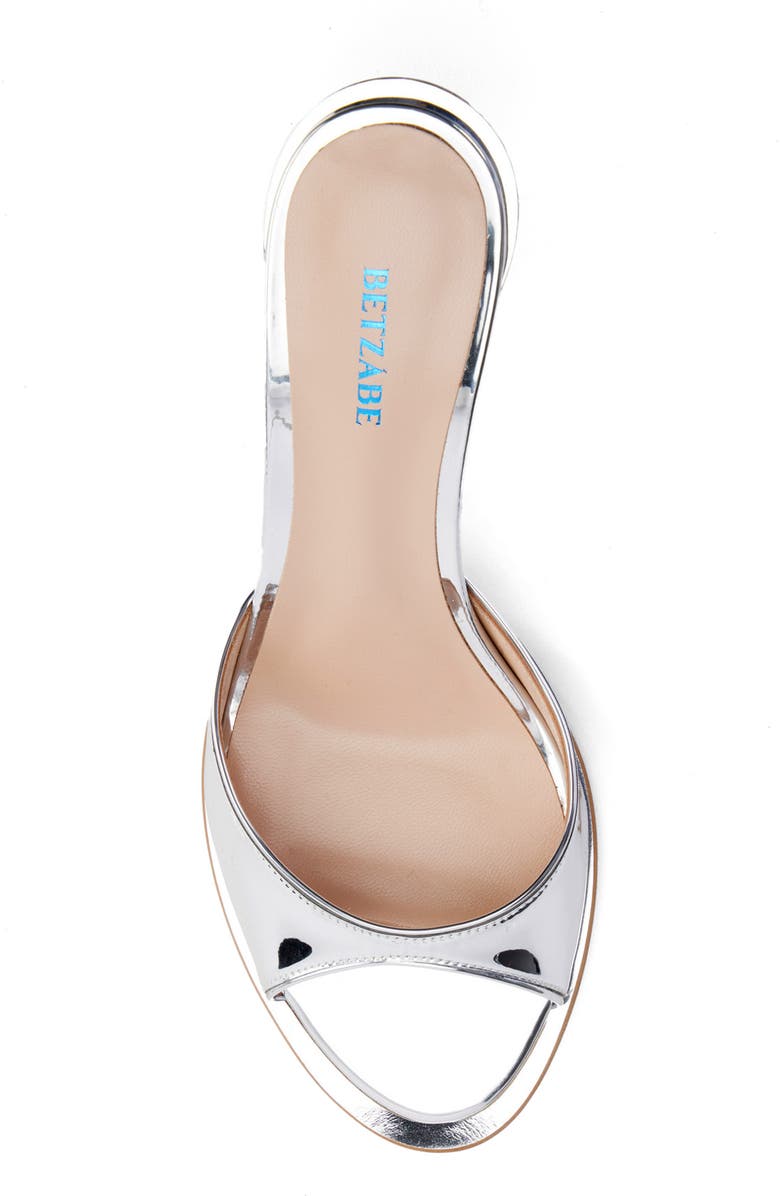 BETZÁBE Jenni Sandal, Alternate, color, Silver Mirror