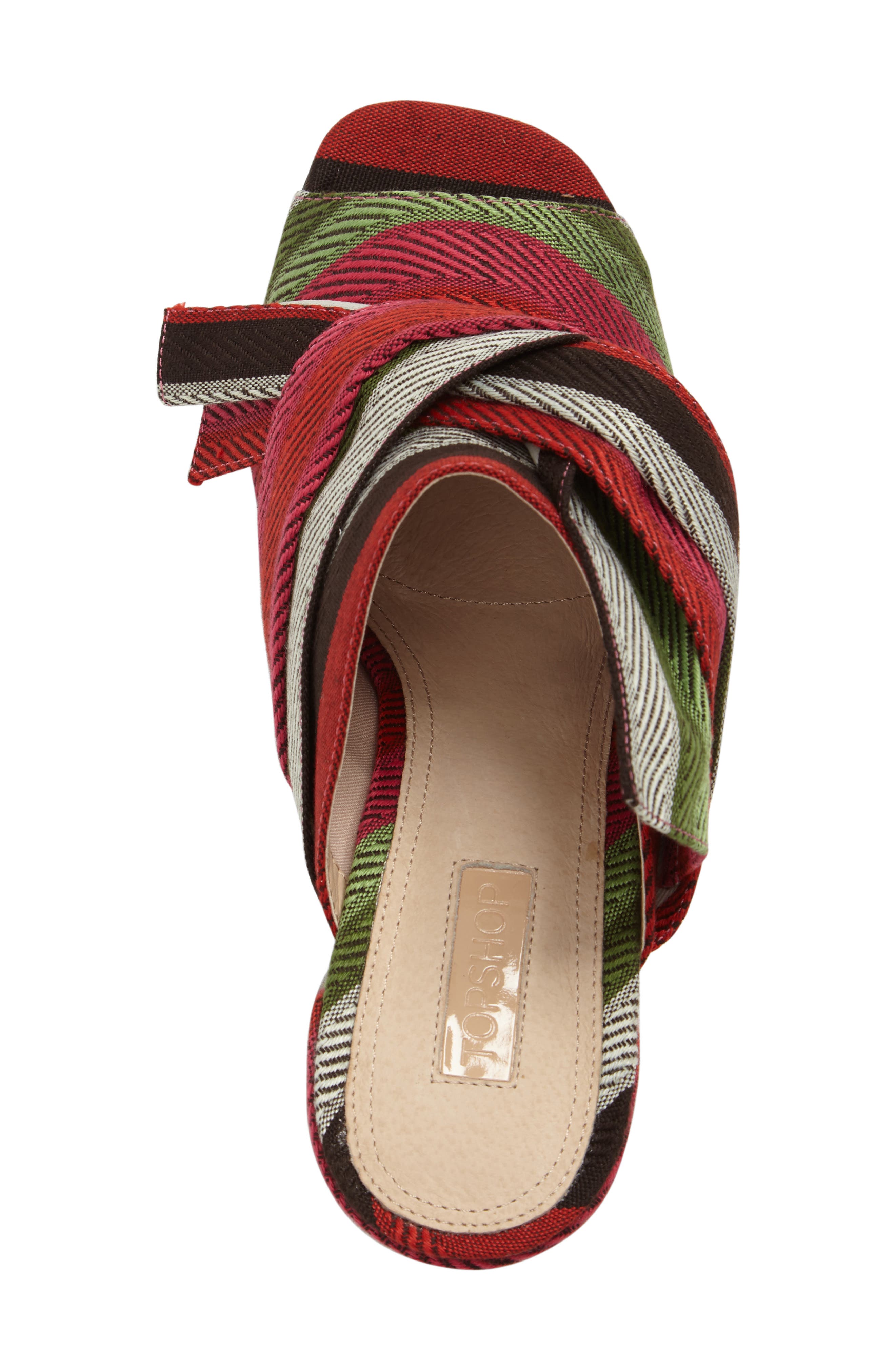 Topshop Rome Sandal, Alternate, color, 