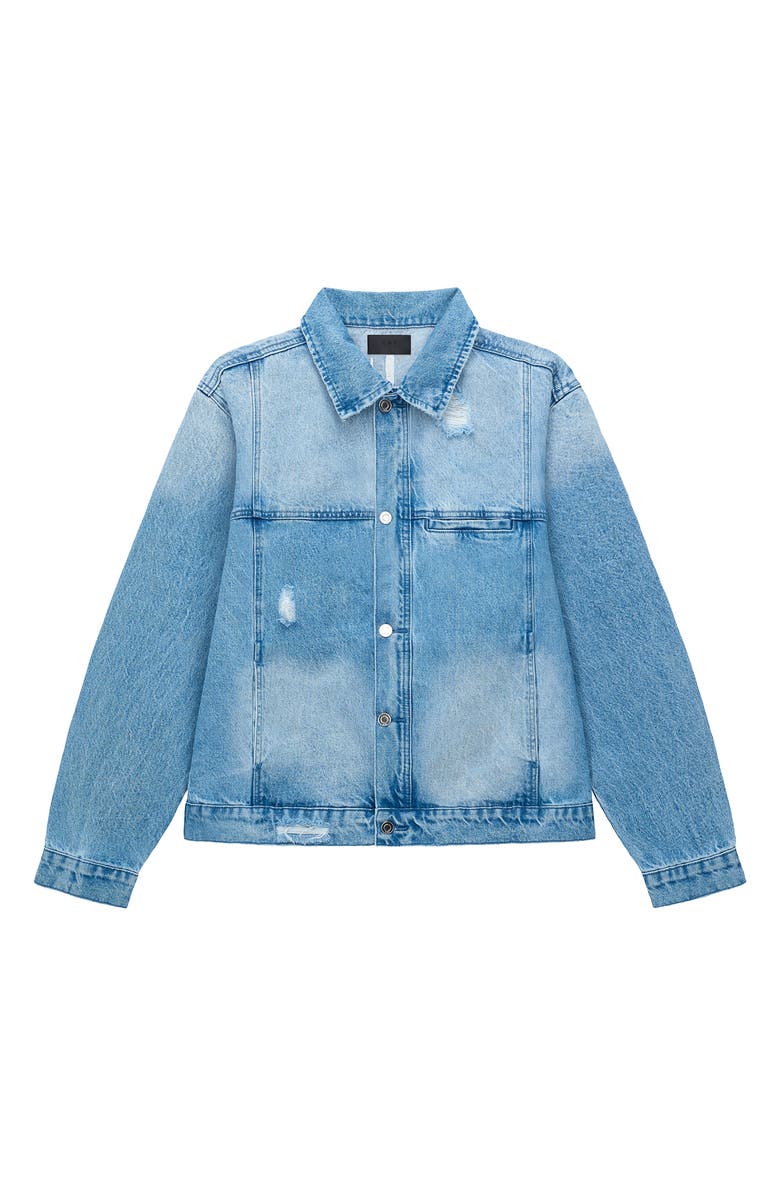 RtA Valentiano Boxy Denim Jacket, Main, color, 