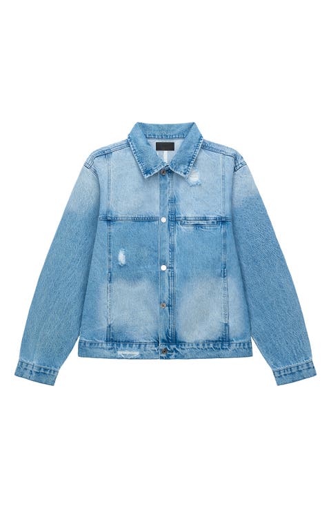 Valentiano Boxy Denim Jacket