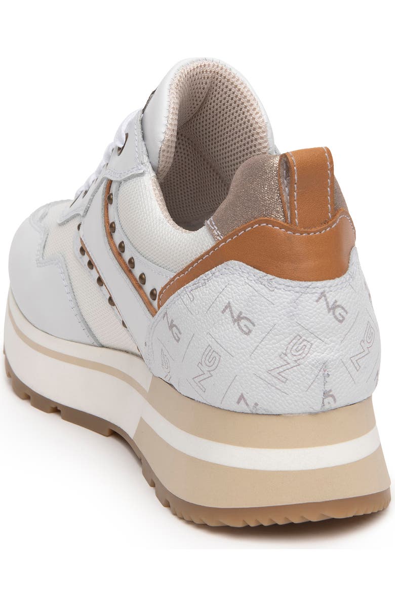 NeroGiardini Retro Stud Platform Sneaker, Alternate, color,