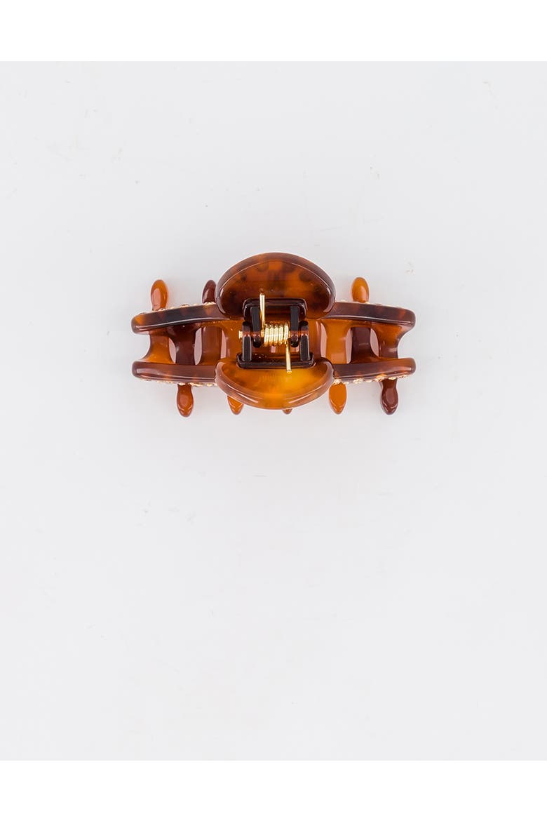 Raspail Acetate Strass Small Hair Claw Clip, Alternate, color, Ecaille