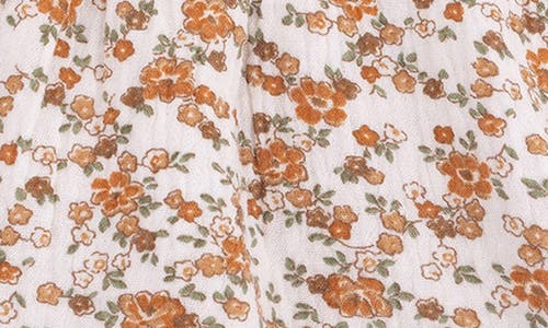 Angel Dear Prarie Calico Ruffle Dress In Animal Print