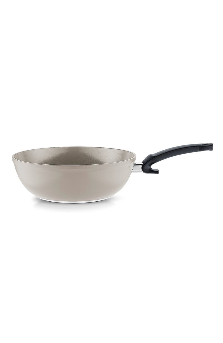 Fissler Ceratal Comfort Ceramic Non-Stick Wok, Alternate, color, Warm Grey