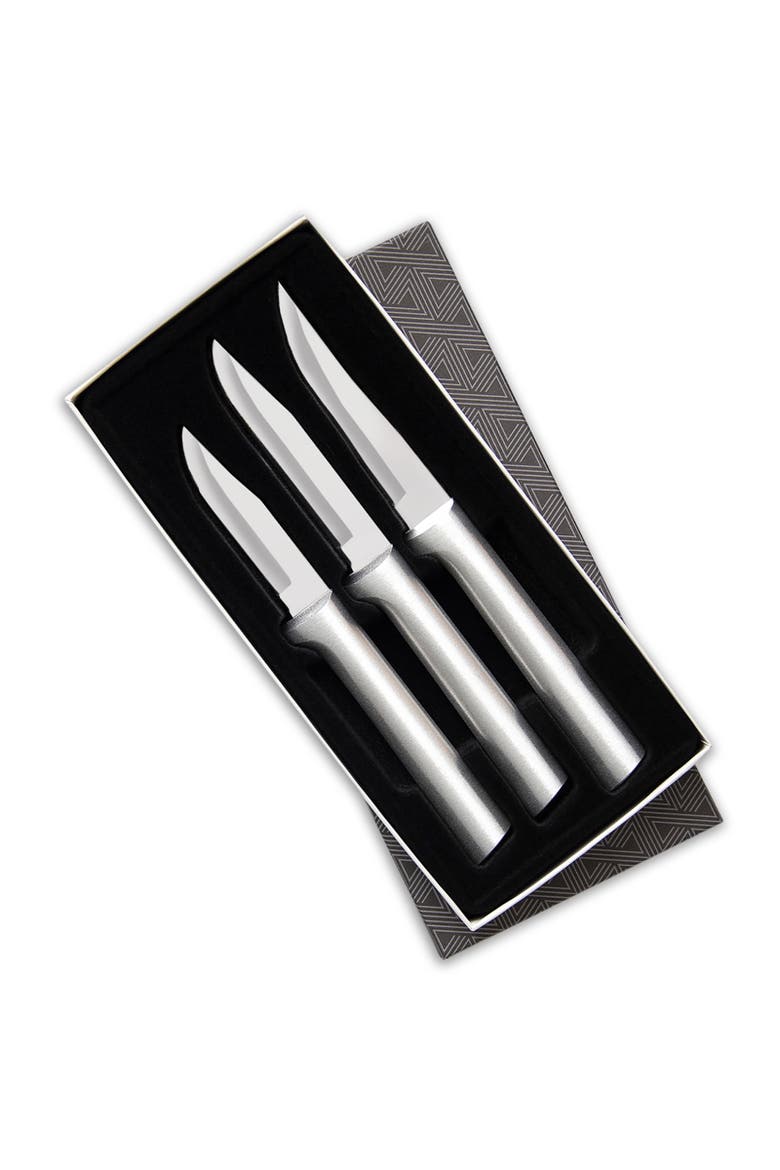 3 Piece Paring Knives Galore Set, Main, color, Silver