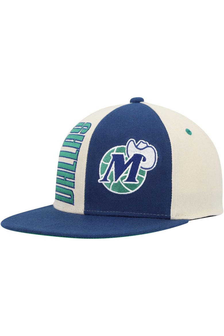 Men's Mitchell & Ness Cream Dallas Mavericks Hardwood Classics Pop Snapback Hat, Main, color, Cream
