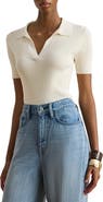 Lauren Ralph Lauren Rib Knit Polo Sweater