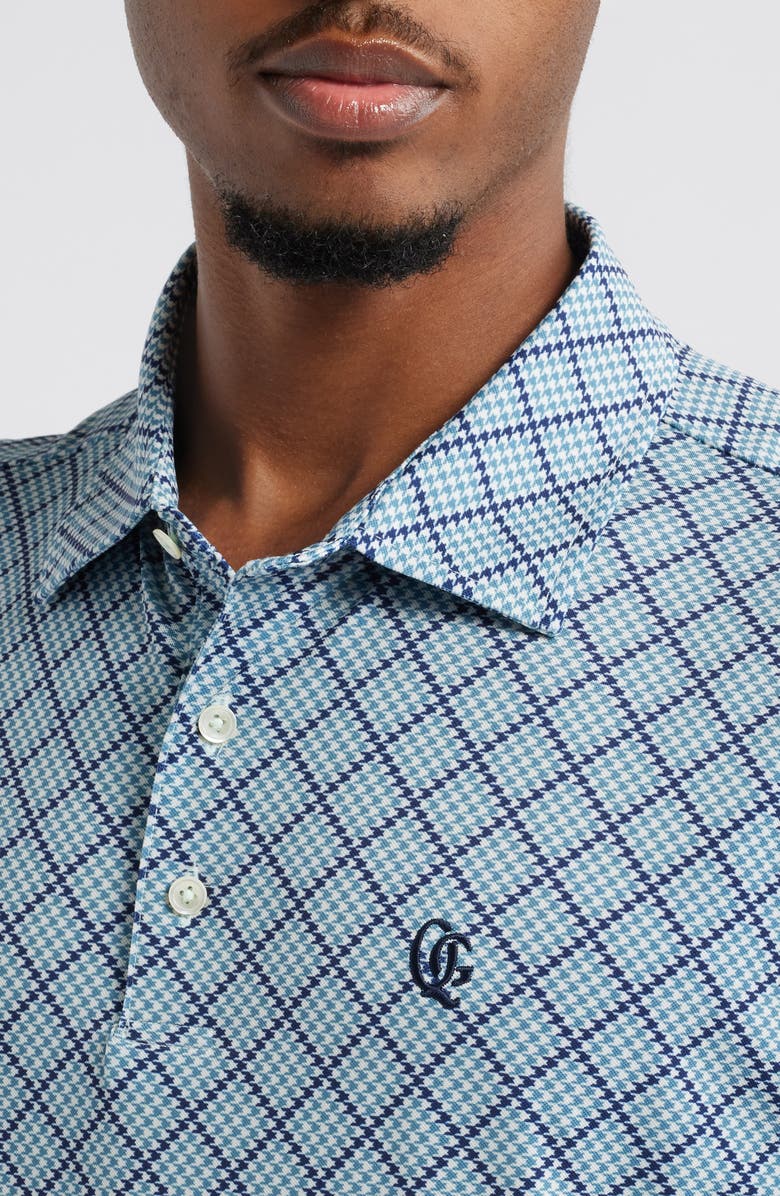 Quiet Golf Houndstooth Polo, Alternate, color, 
