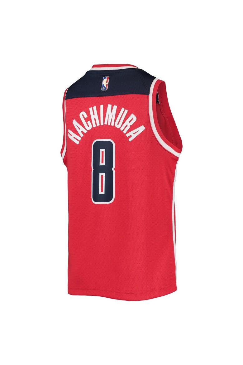 Youth Nike Rui Hachimura Red Washington Wizards 2021/22 Diamond Swingman Jersey - Icon Edition, Alternate, color, Red