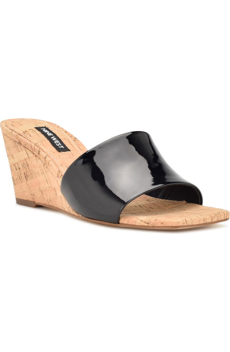 Nine West Kerina Wedge Slide Sandal, Main, color,