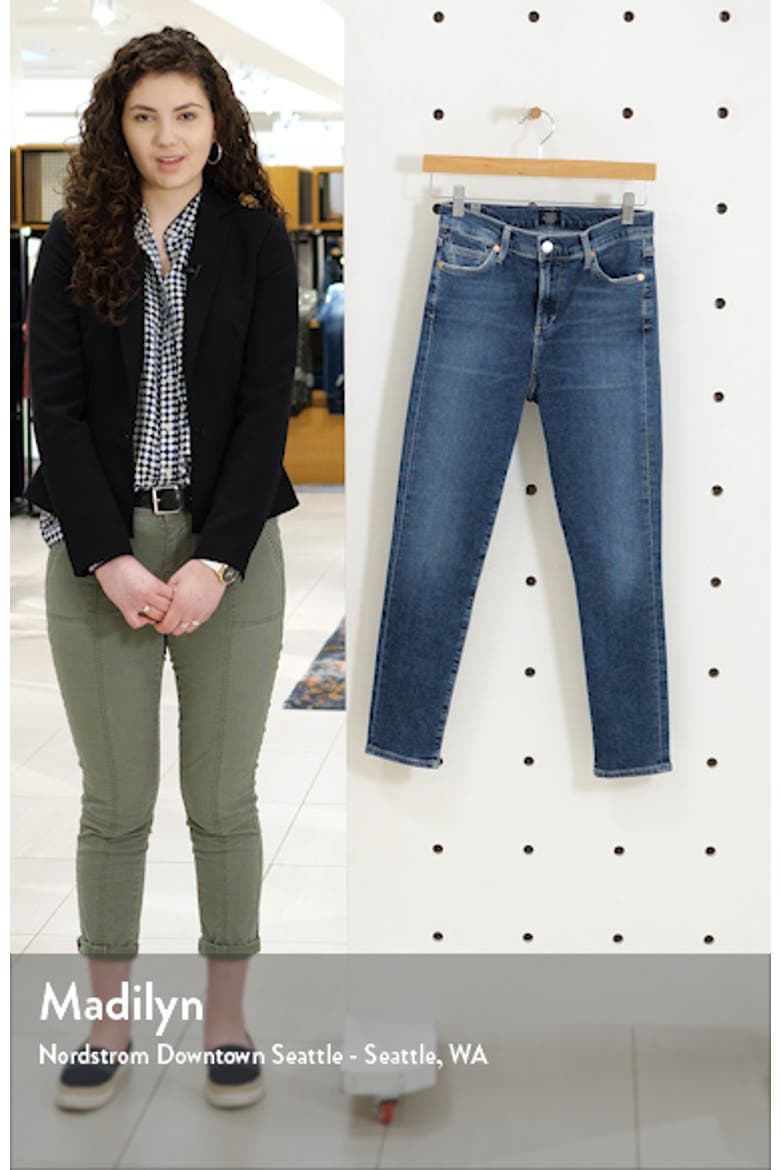 Rocket High Waist Crop Skinny Jeans video