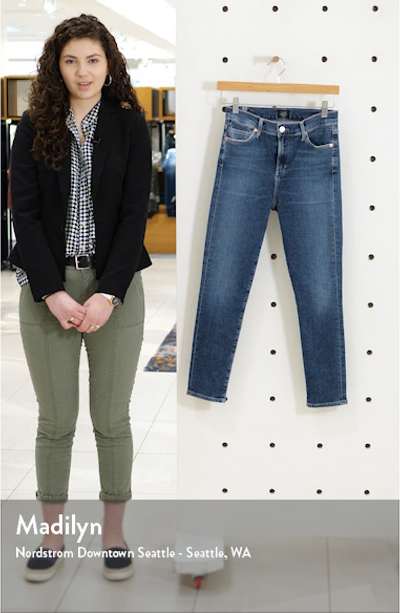 Rocket High Waist Crop Skinny Jeans, sales video thumbnail