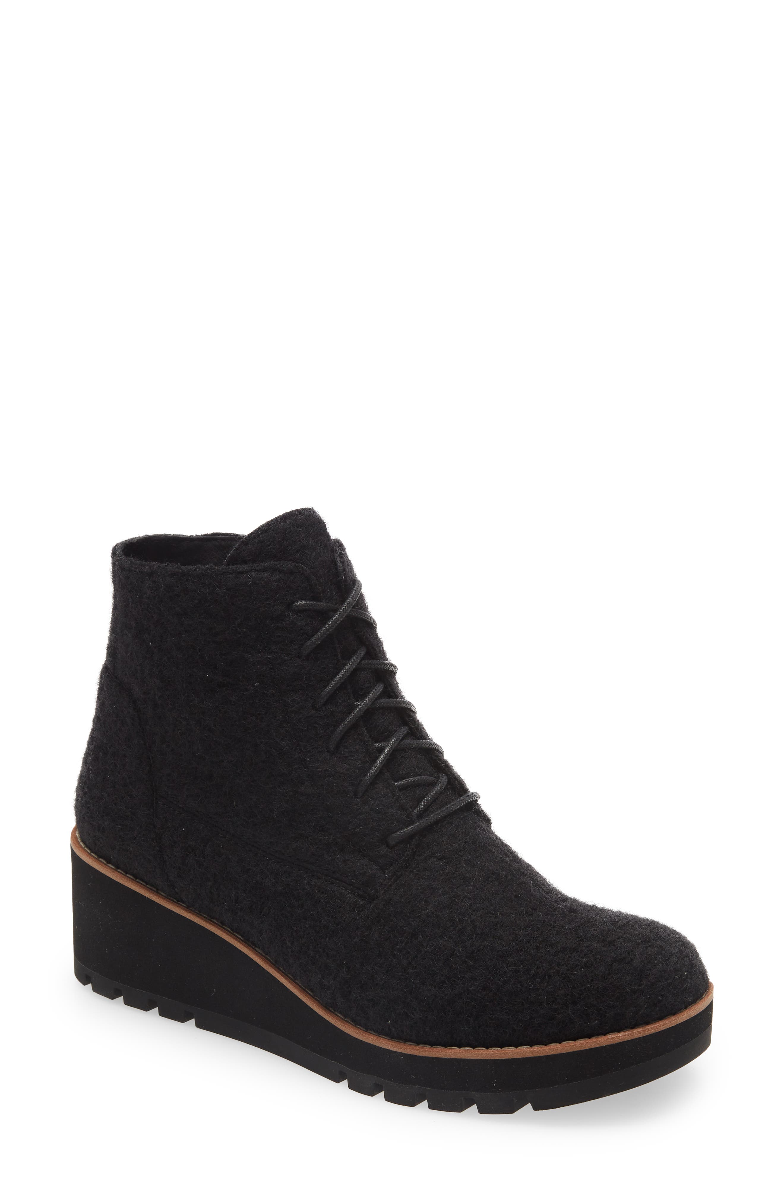 Eileen Fisher Crew Wedge Bootie, Main, color, 