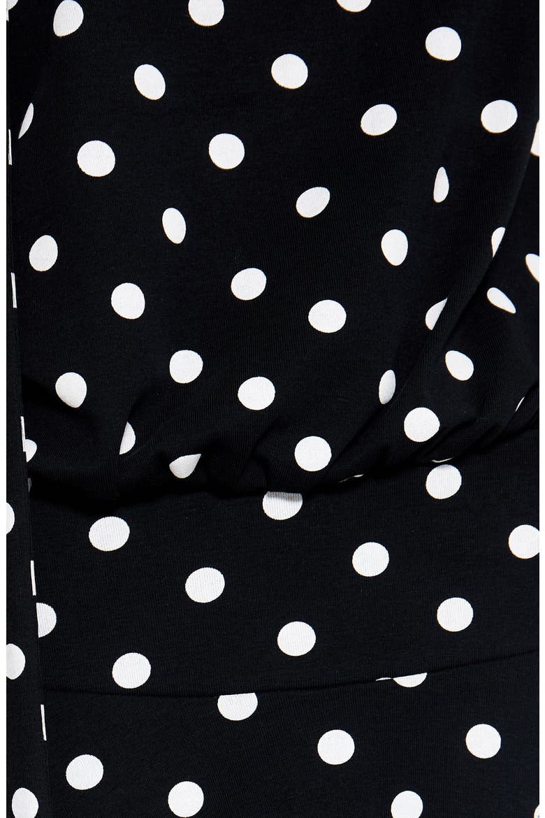 ayana backless mini dress in polka black Ayana Backless Mini Dress in Polka Black , Cut Out