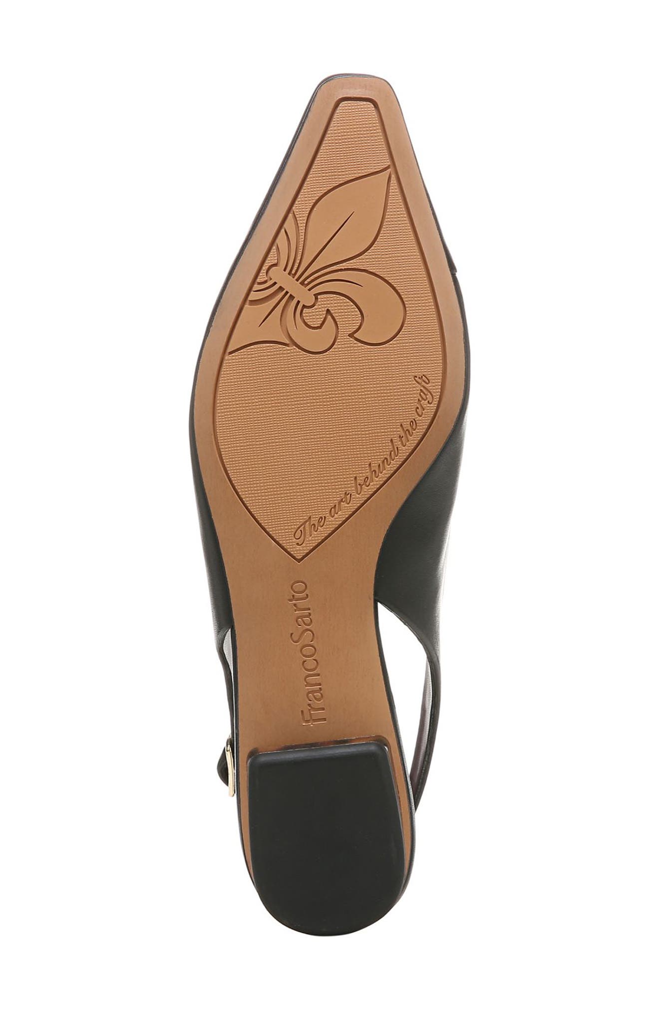 Franco Sarto Raena Snip Toe Slingback, Alternate, color, 