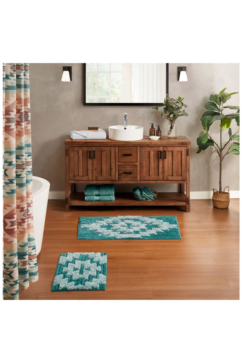 Pagosa Springs Bath Rug, Alternate, color, GREEN