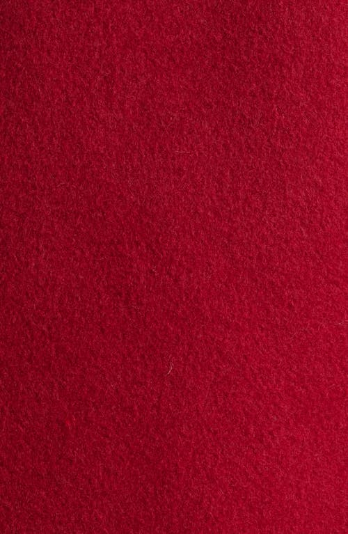 London Fog Wool Blend Coat In Red