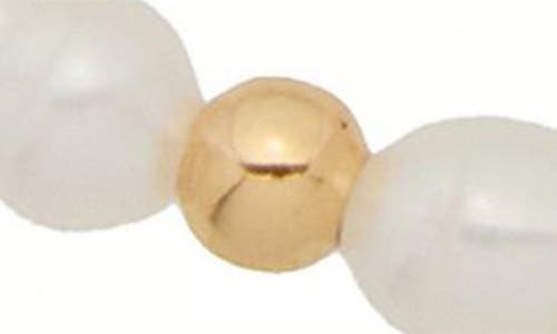 St. Moran Freshwater Seed Pearl Bracelet In Gold