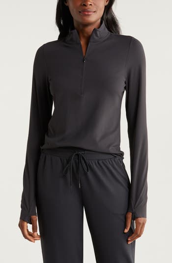 ウェア LUZe SOMBRALTT LIGHTWEIGHT NYLON CREWTOP Zella Luxe Lite Half Zip Performance Top | Nordstromrack