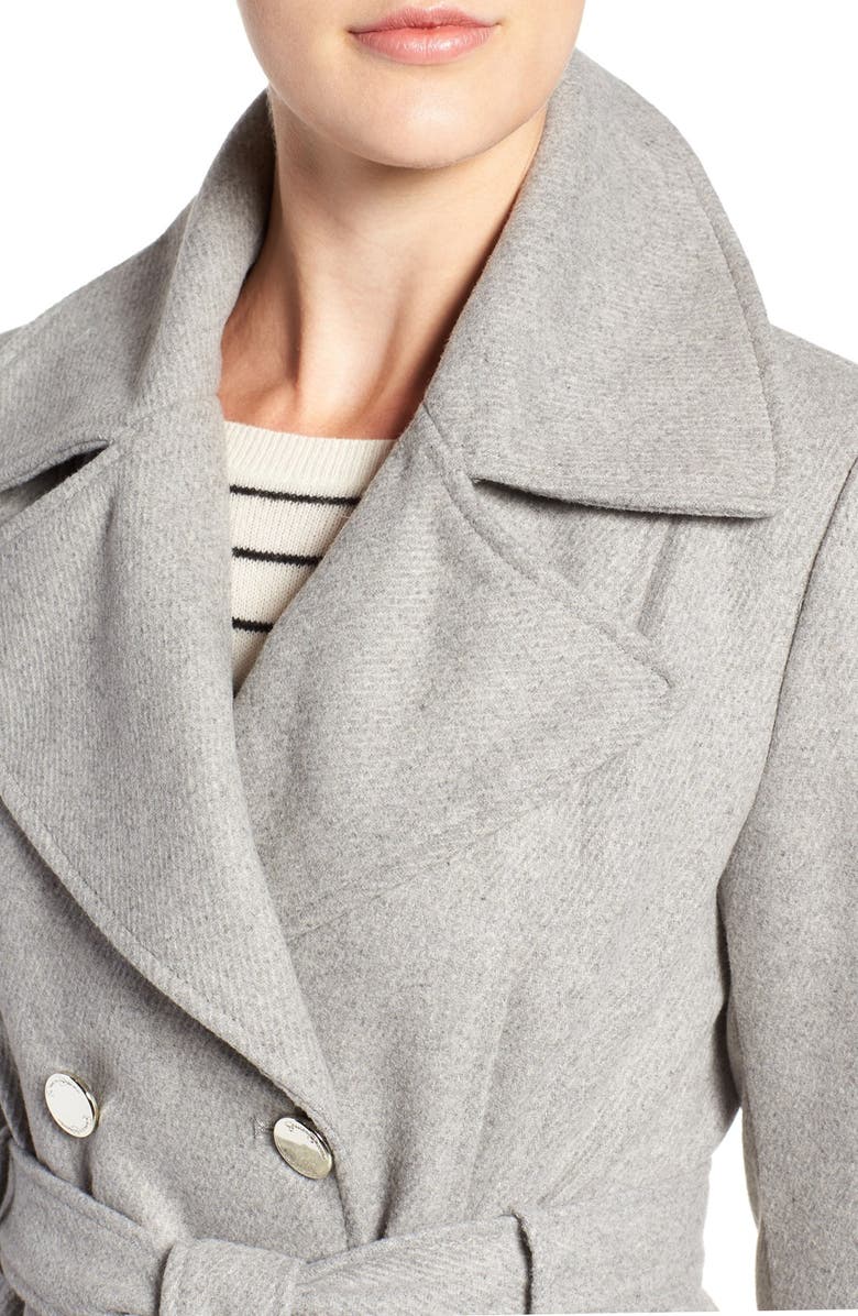 Jessica Simpson Fit & Flare Trench Coat, Alternate, color, 