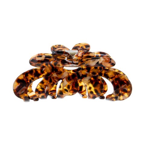 Large Ruffle Classic Hair Claw Clip