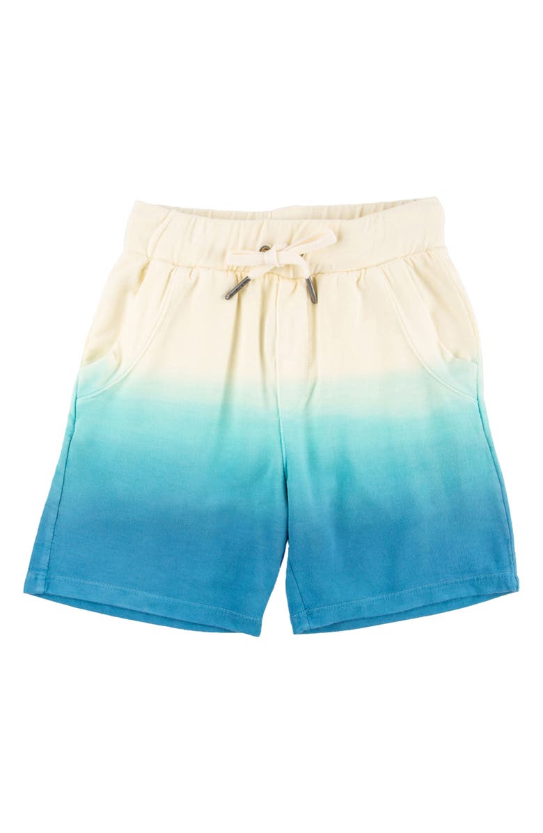 Miki Miette Kids' Rusty Ombré French Terry Shorts, Main, color, 
