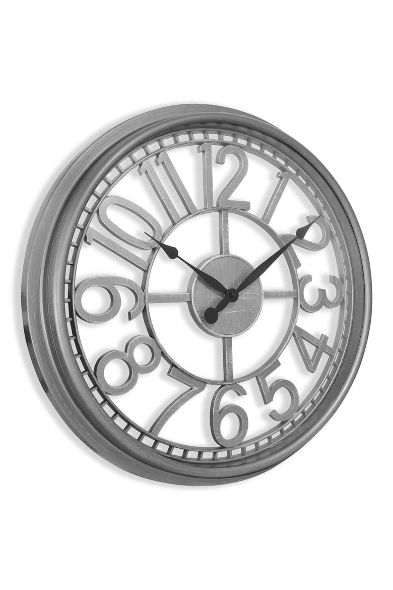 See Through Wall Clock, Alternate, color, GREY