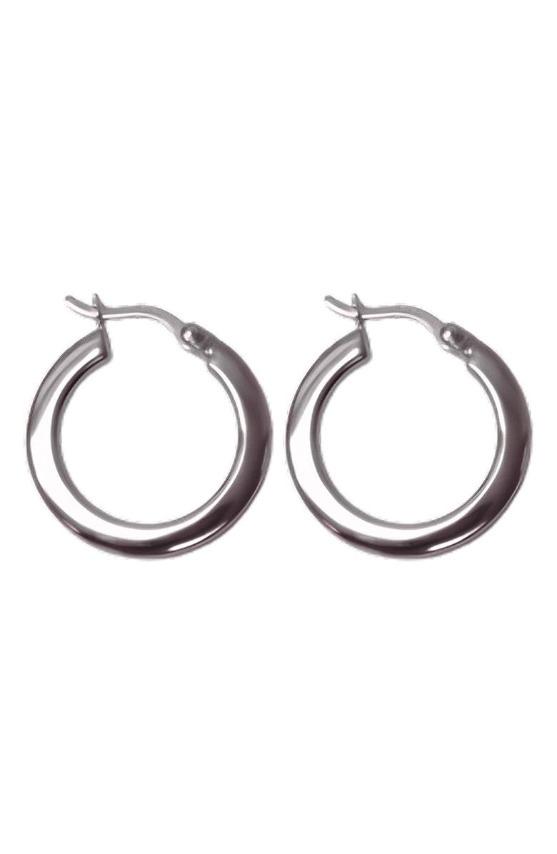 ARGENTO VIVO Small Sterling Silver Hoop Earrings, Main, color, 