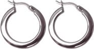 Argento Vivo Sterling Silver Small Sterling Silver Hoop Earrings