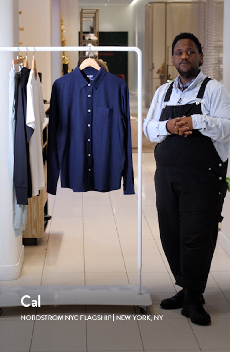 WFH Knit Button-Up Shirt
