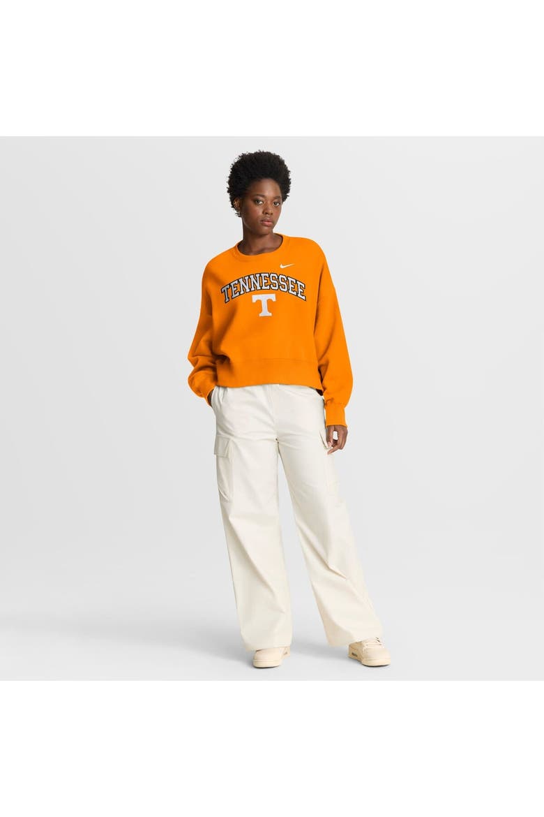 Women's Nike Tennessee Orange Tennessee Volunteers Oversized Phoenix Arch Pullover Sweatshirt, Alternate, color, Tennessee Orange