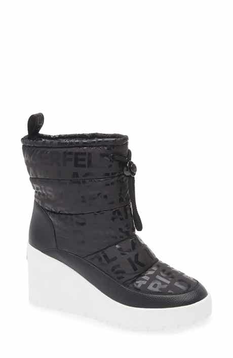 KARL LAGERFELD PARIS Bronwyn Wedge Boot