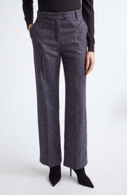 Eleventy Stretch Wool, Silk & Linen Pants