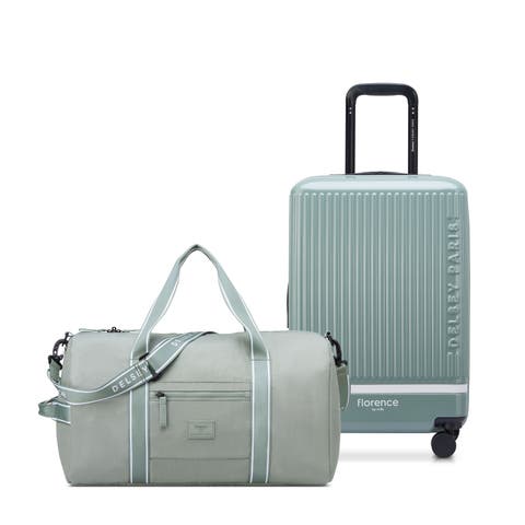 2 Piece Set - Spin Me Away Expandable 20" Carry-On Spinner & Sweet Escape Duffel