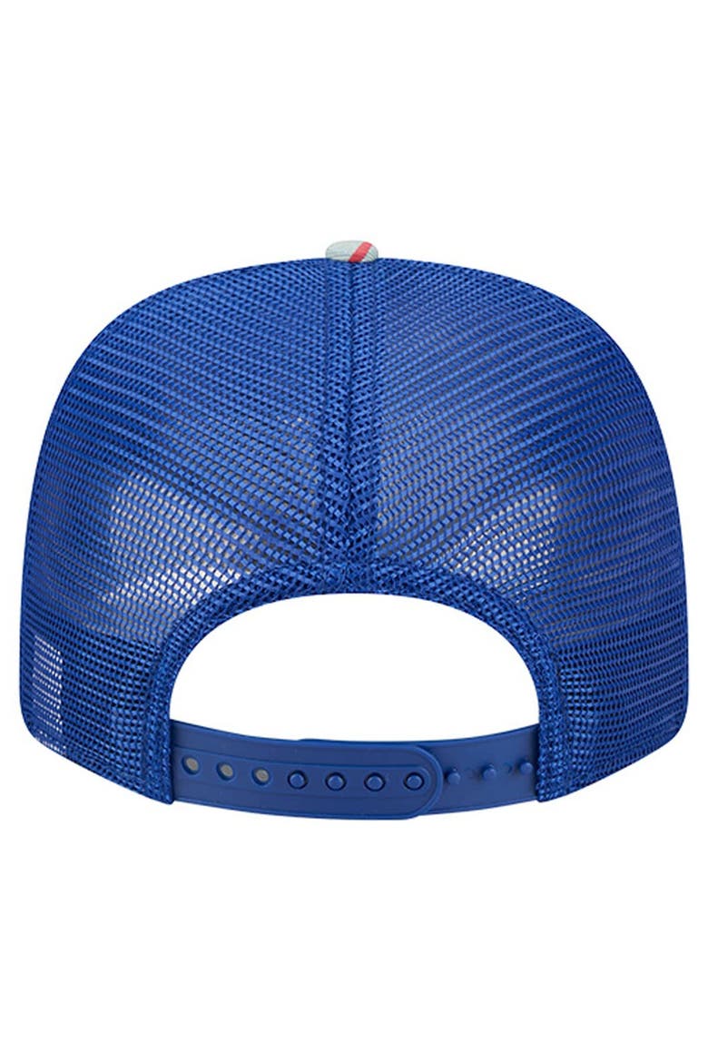 Men's New Era Denim/Royal Chicago Cubs Aztec Denim 9SEVENTY Adjustable Hat, Alternate, color, Denim