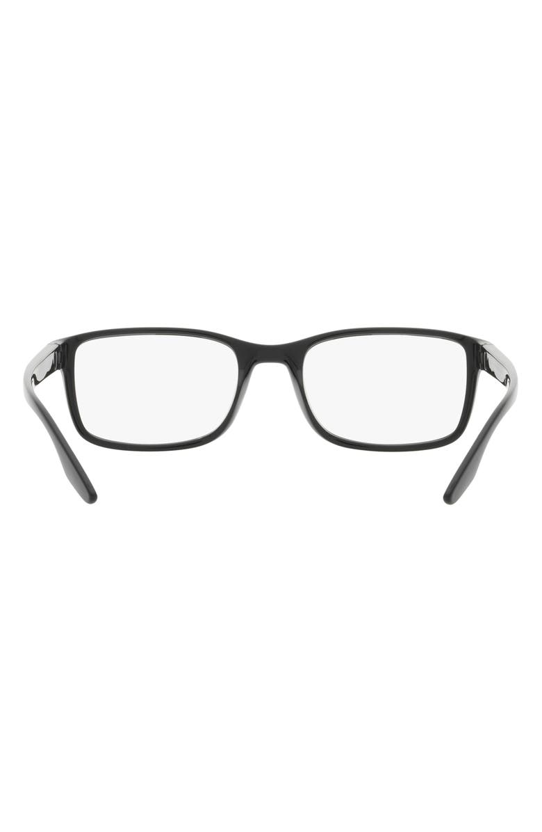 Prada Linea Rossa 55mm Pillow Optical Glasses, Alternate, color, 