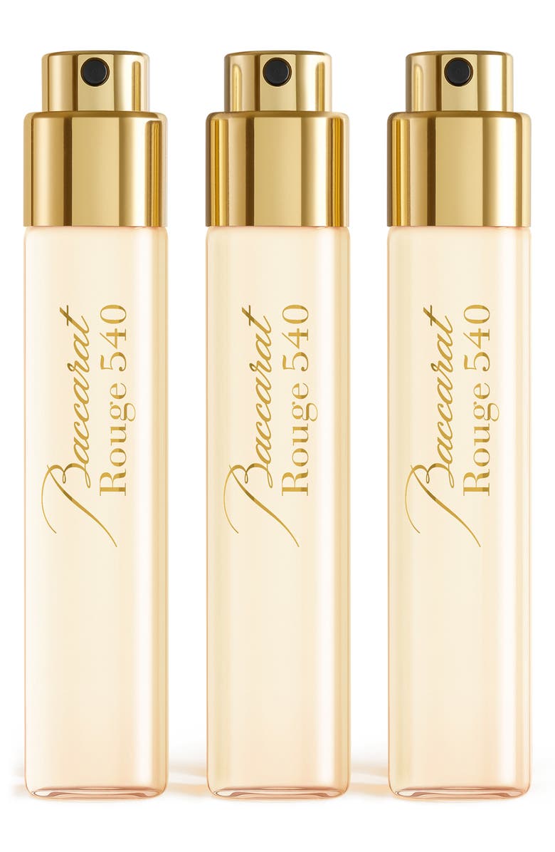 Maison Francis Kurkdjian Baccarat Rouge 540 Extrait de Parfum Refill Trio, Main, color,