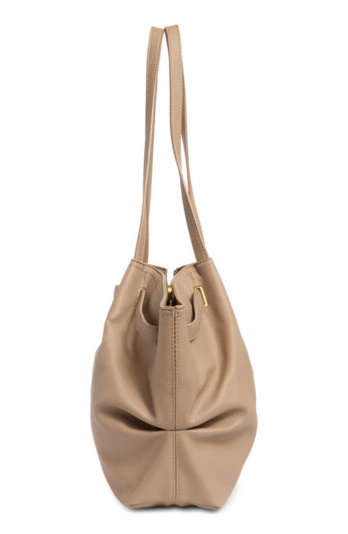 T Tahari Logo Tote In Brown