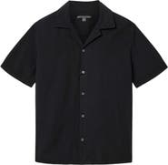 John Varvatos Cotton Seersucker Camp Shirt