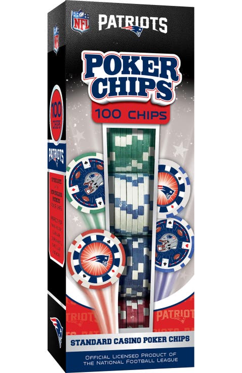 New England Patriots 100pc Poker Chips