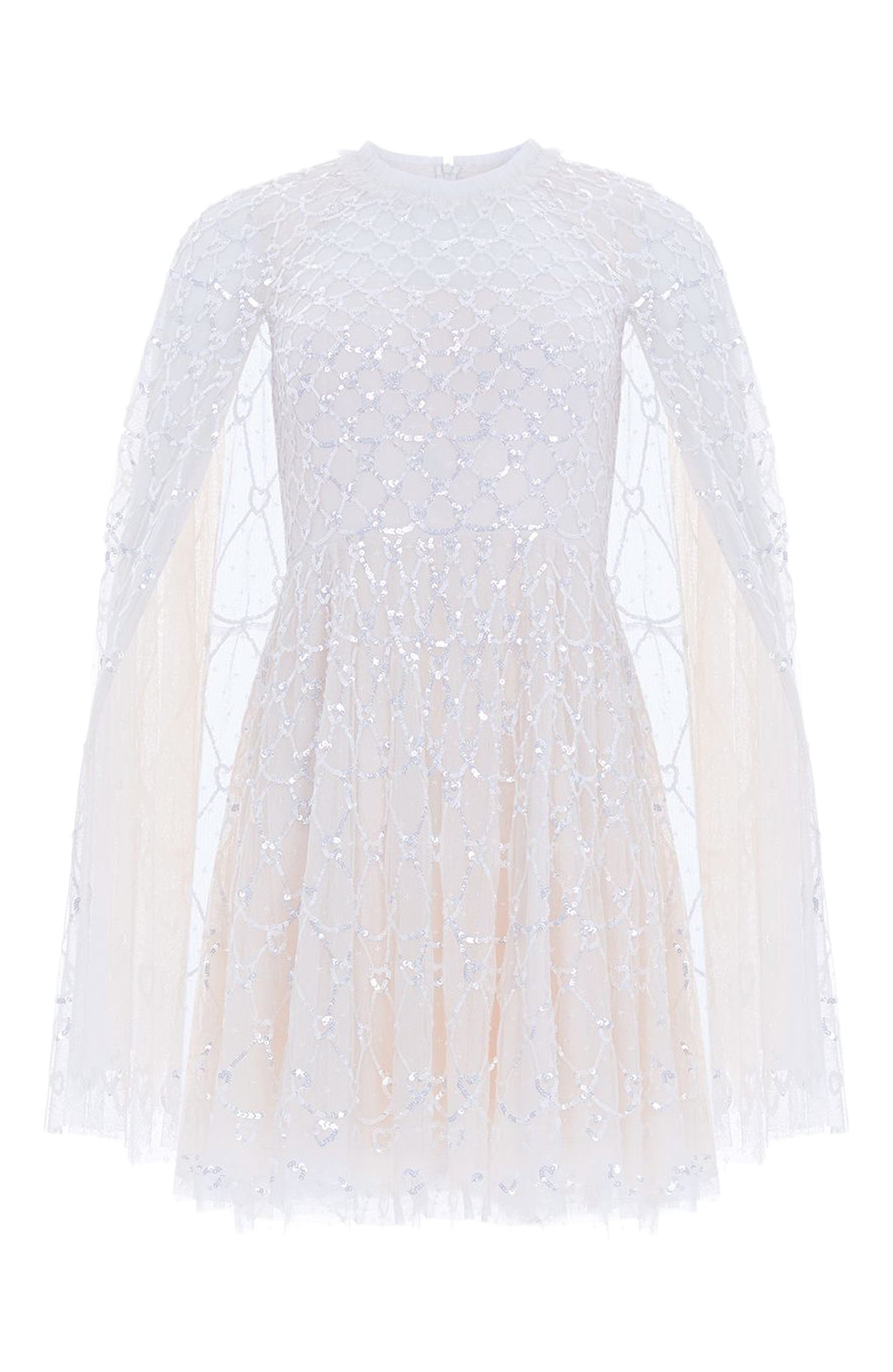 Heart Lattice Micro Mini Dress - image 2