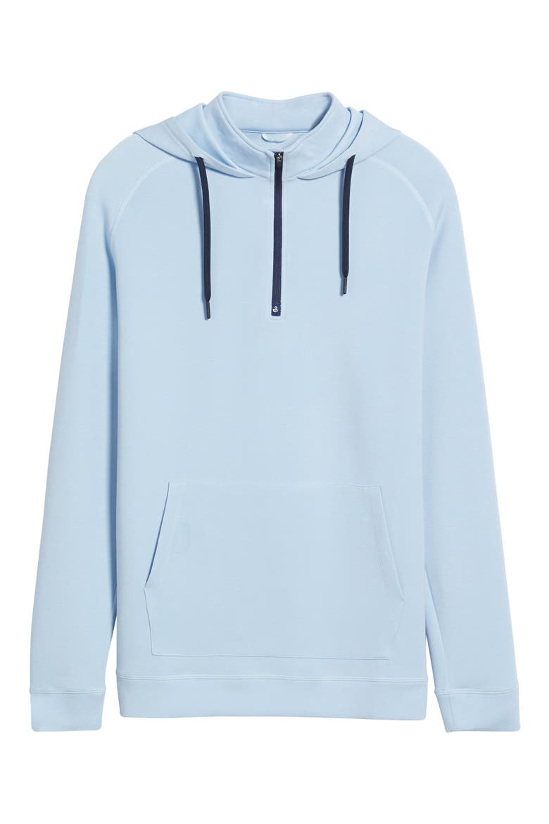 Jonathan Quarter Zip Golf Hoodie, Alternate, color, SKY