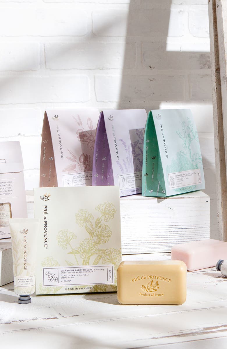 EUROPEAN SOAPS Pre de Provence Heritage Gift Set, Alternate, color, White Gardenia